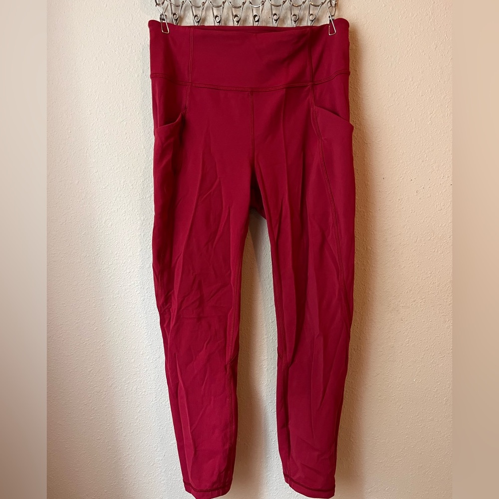 Fast and Free High-Rise Crop 23" lululemon size 6
